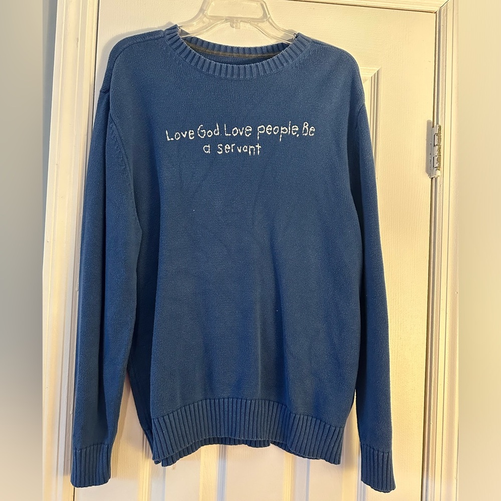 St. John's Bay Blue Sweater